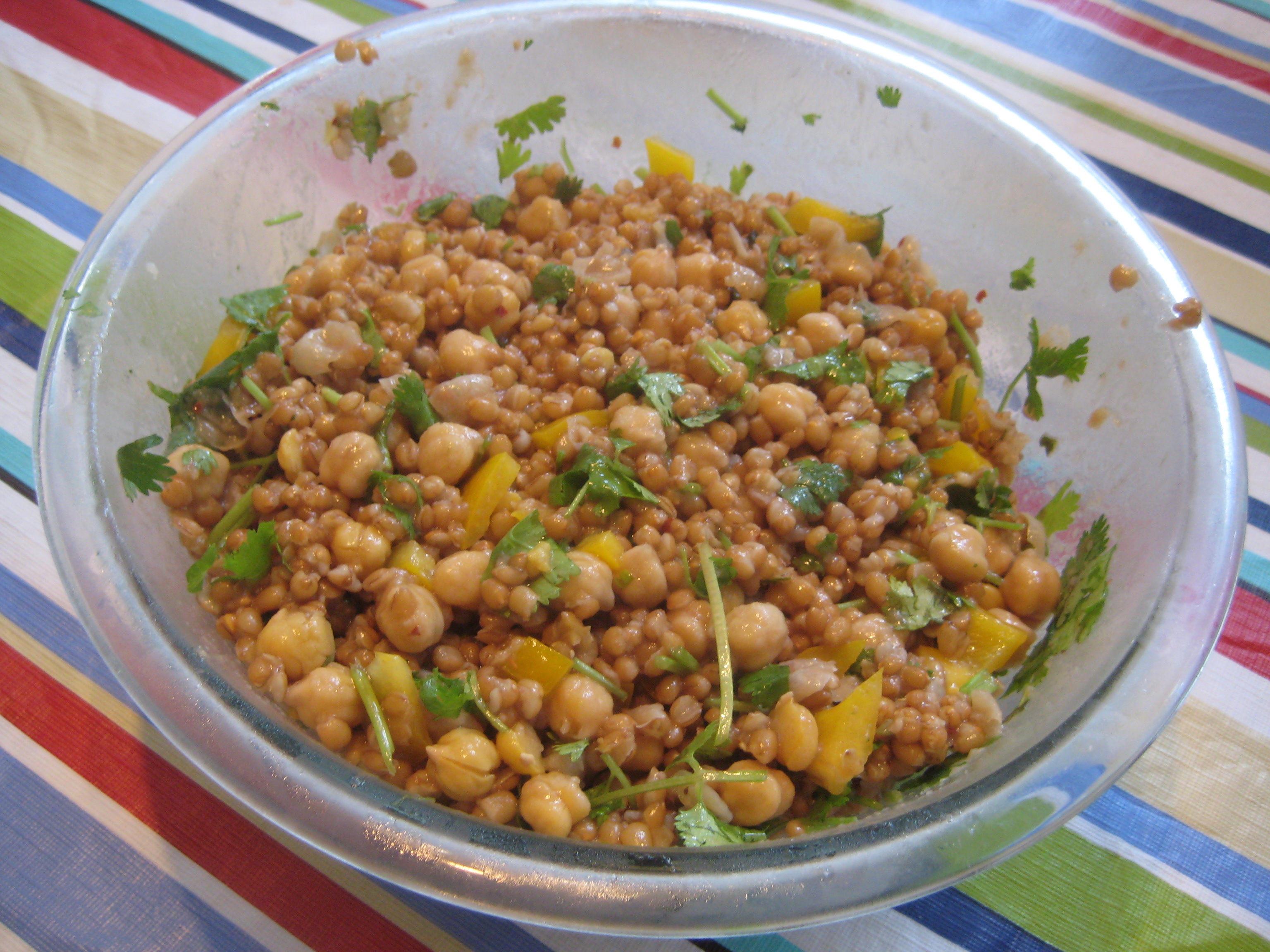 David Dawson's Whole Wheat Chick Pea Salad | DeKam Family Favourites 2.0