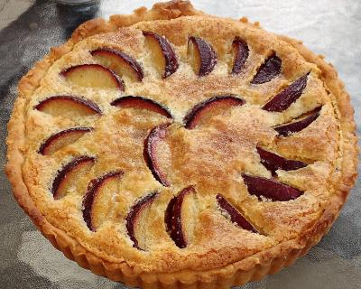 Plum Frangipane Tart