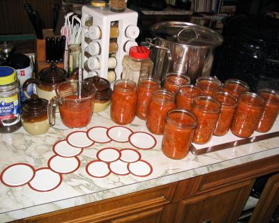 Canning Salsa