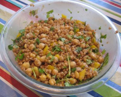 David Dawson's Whole Wheat Chick Pea Salad