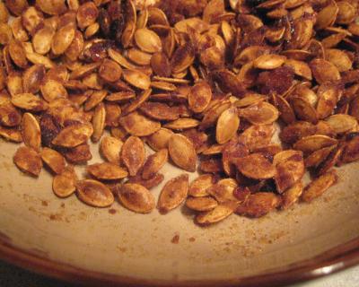 Spicy Sweet Pumpkin Seeds